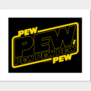 Pew Pew Pew Posters and Art